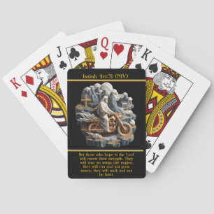 Jesaja 40:31 Kracht voorbij de grenzen Pokerkaarten