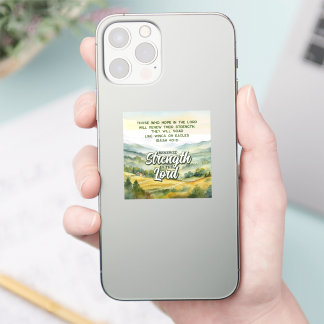 Jesaja 40 Bijbelvers Inspirerende Quote Christelij Sticker