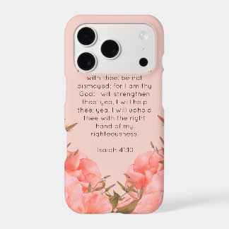 Jesaja 41:10 iPhone 11 Pro Hoesje | Roze Bloemen