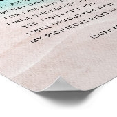 Jesaja 41:10 Vrees niet Poster (Hoek)