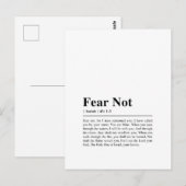 Jesaja 43:1-3 Vrees niet Briefkaart (Voorkant / Achterkant)