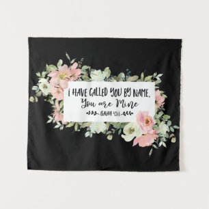 Jesaja 43:1 Ik heb u bij uw naam geroepen, Bijbelv Wandkleed