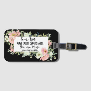 Jesaja 43:1 Vrees Niet Gij Zijt Van Mij Bijbelvers Bagagelabel
