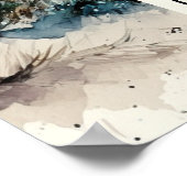 Jesaja 43:1 Vrees niet voor Ik heb u verlost Ocean Poster (Hoek)