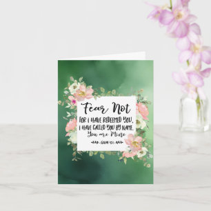 Jesaja 43:1 Vrees niet, want Ik heb u de Bijbel ve Kaart