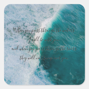Jesaja 43:2 Sticker