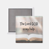 Jesaja 50:7 2" magneet (Voorkant / Achterkant)