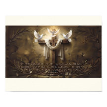 Jesaja 53:5 Kruis Poster | Door Zijn Striemen