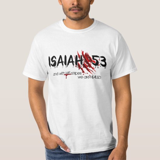Jesaja 53 t-shirt (Voorkant)