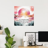 Jesaja 58:11 Christelijk Poster (Thuiskantoor)