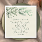 Jesaja 9:6 Schriftgedeelte Aangepaste moderne denn Servet