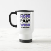J'Espère Prière Souhaite...Lupus Travel Mug (Gauche)