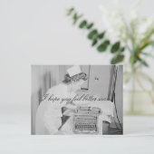 J'Espère Que Tu Te Sens Mieux Bientôt Carte Postal (Debout devant)