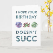 J'espère que votre anniversaire ne fait pas carte (Fleur jaune)