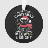 J'espère que votre Noël est Meowet Bright Cat Noël (devant)