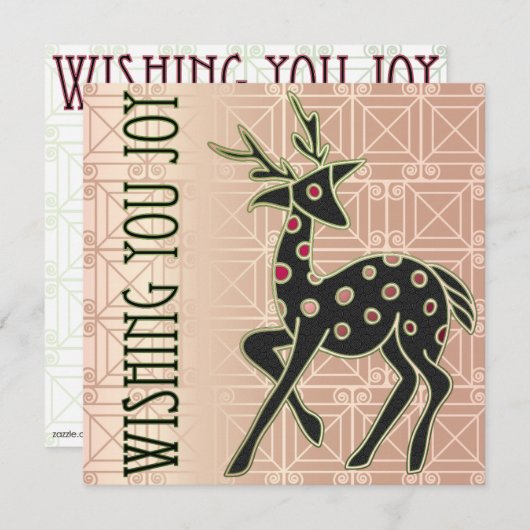 J'espère que vous aimez la carte plat (Devant / Derrière)