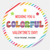 J'Espère Que Vous Avez Un Stickers Coloré Valentin (Devant)