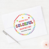 J'Espère Que Vous Avez Un Stickers Coloré Valentin (Enveloppe)