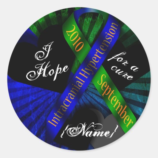 J'Espère Un Stickers Ruban Cure (Devant)