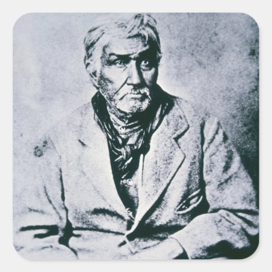 Jesse Chisholm (foto) Vierkante Sticker (Voorkant)