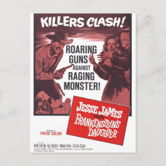 Jesse James rencontre Frankenstein Daughter Carte 