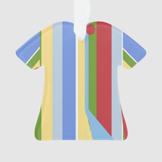 Jesse Tree Joseph jas van vele kleuren Ornament (voorkant)