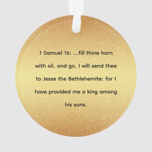 Jesse Tree La harpe de David 13 (dos)