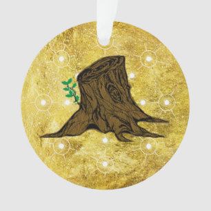 Jesse Tree Sprouing Stump
