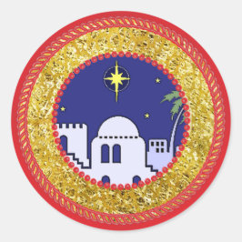 Jesse Tree Town of Bethlehem Sticker #2