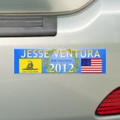 Jesse Ventura voor President 2012 Bumpersticker (Op auto)
