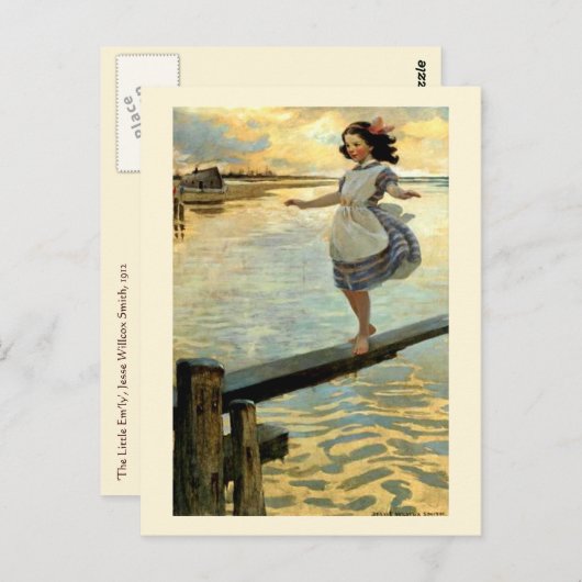 Jesse Willcox Smith's "The Little Em" Briefkaart (Voorkant / Achterkant)
