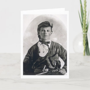 Jesse Woodson James (foto b/w) Kaart