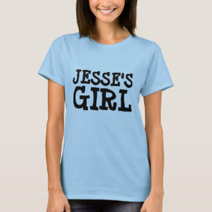 JESSE'S GIRL Funny Damas T-Shirts