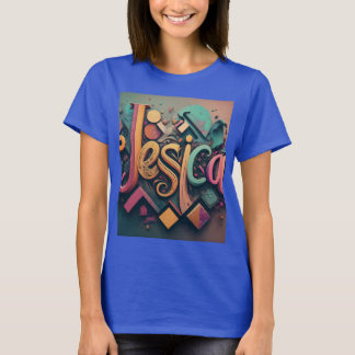 Jessica: 3D geometrisch Abstract T-shirt