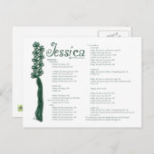 Jessica Briefkaart (Voorkant / Achterkant)