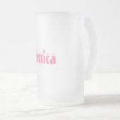 Jessica-Name Style-Frosted Mok (Voorkant rechts)