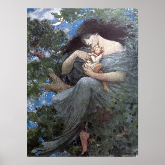 Jessie Willcox Smith - De Grote Beech-boom Poster (Voorkant)