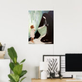 Jessie Willcox Smith - Diamond en de Noordwind Poster (Thuiskantoor)