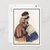 Jessie Willcox Smith - Jo en Beth Briefkaart (Voorkant / Achterkant)