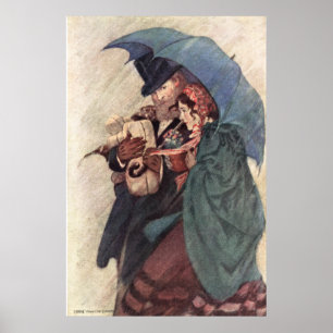 Jessie Willcox Smith - Jo en Professor Bhaer Poster