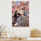 Jessie Willcox Smith - Laurie en Amy Poster (Keuken)