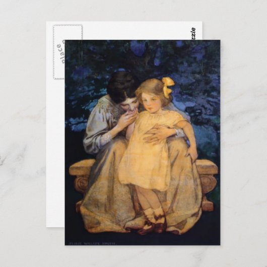 Jessie Willcox Smith Moeder en Child Moederdag Briefkaart (Voorkant / Achterkant)