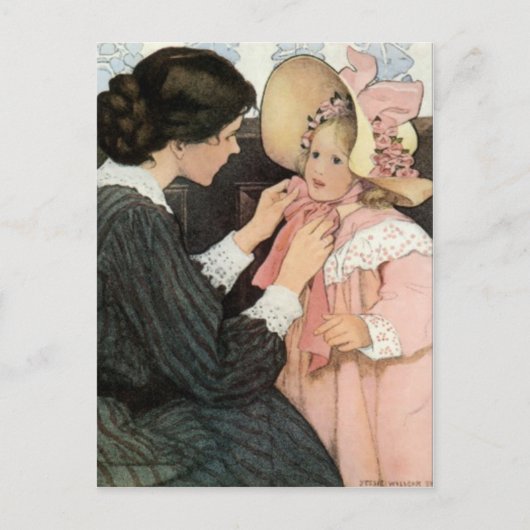 Jessie Willcox Smith Moeder Moederdag Briefkaart (Voorkant)