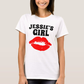 JESSIE'S GIRL kus lippen grafische vintage T-shirt