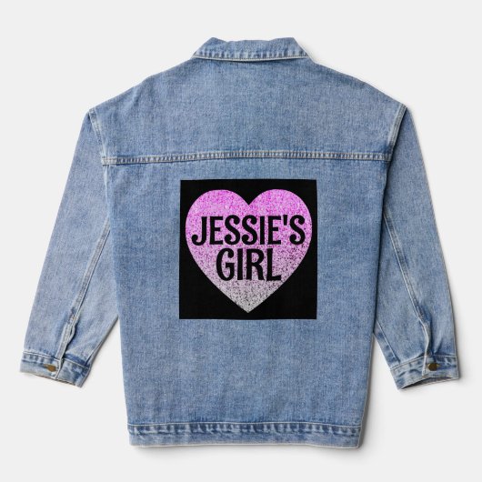 JESSIE'S MEISJE  Denim jean jas Jacket (Achterkant)