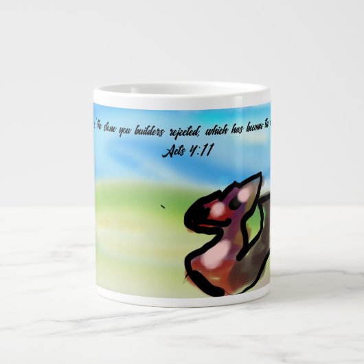 jessius steen extra grote beker (Voorkant)