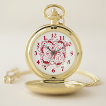 Jess's Sketch Achterwaarts Zakhorloge