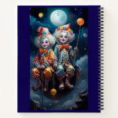 Jester Fun Spiral Carnet - Clowns colorés (Dos)
