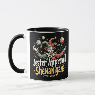 Jester Goedgekeurd Shenanigans Circus Clown Mok
