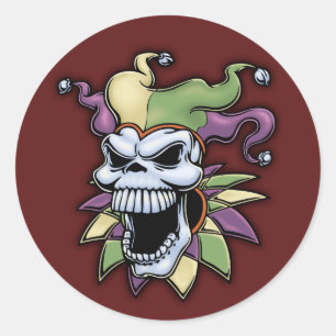 Jester II Ronde Sticker